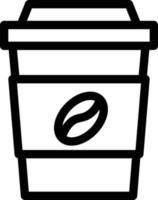 ilustración de vector de café en un fondo. símbolos de calidad premium. iconos vectoriales para concepto y diseño gráfico.