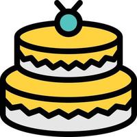 cake vector illustration on a background.Premium quality symbols. vector icons for concept and graphic design.