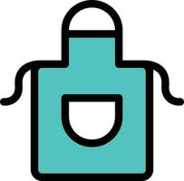 apron vector illustration on a background.Premium quality symbols. vector icons for concept and graphic design.