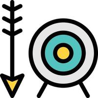 archery vector illustration on a background.Premium quality symbols. vector icons for concept and graphic design.