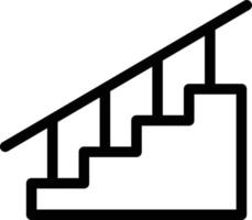 ilustración de vector de escalera en un fondo. símbolos de calidad premium. iconos vectoriales para concepto y diseño gráfico.