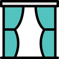 curtain vector illustration on a background.Premium quality symbols. vector icons for concept and graphic design.