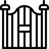 gate vector illustration on a background.Premium quality symbols. vector icons for concept and graphic design.