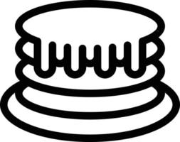 pancake vector illustration on a background.Premium quality symbols. vector icons for concept and graphic design.