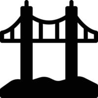 Ilustración de vector de puente sobre un fondo. Símbolos de calidad premium. iconos vectoriales para concepto y diseño gráfico.