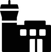 ilustración de vector de torre de control en un fondo. símbolos de calidad premium. iconos vectoriales para concepto y diseño gráfico.