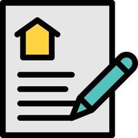 contract vector illustration on a background.Premium quality symbols. vector icons for concept and graphic design.