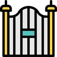 gate vector illustration on a background.Premium quality symbols. vector icons for concept and graphic design.