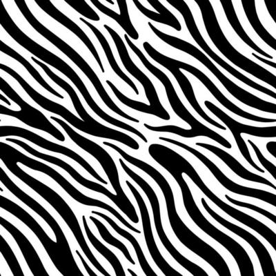 Seamless abstract zebra skin pattern background. Decorative design freehand creative paint. Texture chaotic element.