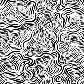 fondo de patrón de onda abstracto sin costuras. diseño decorativo pintura creativa a mano alzada. elemento caótico de textura. vector