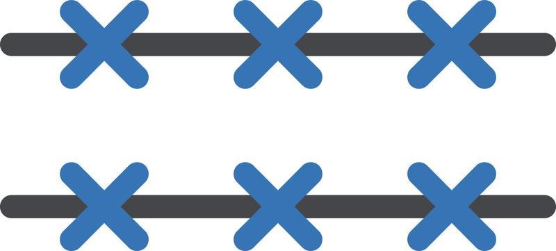 boarder wires vector illustration on a background.Premium quality symbols. vector icons for concept and graphic design.