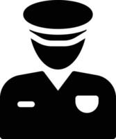 officer vector illustration on a background.Premium quality symbols. vector icons for concept and graphic design.