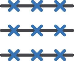 border wire vector illustration on a background.Premium quality symbols. vector icons for concept and graphic design.