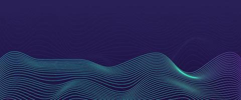 Abstract wave texture background line style vector