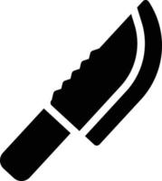 ilustración de vector de cuchillo en un fondo. símbolos de calidad premium. iconos vectoriales para concepto y diseño gráfico.