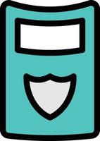 shield vector illustration on a background.Premium quality symbols. vector icons for concept and graphic design.