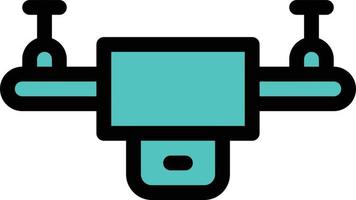 drone vector illustration on a background.Premium quality symbols. vector icons for concept and graphic design.