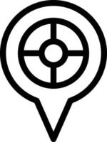 target vector illustration on a background.Premium quality symbols. vector icons for concept and graphic design.