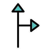 direction vector illustration on a background.Premium quality symbols. vector icons for concept and graphic design.