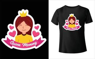 diseño de camisetas del día de la madre feliz. vector de mamá, arte vectorial, diseño de camiseta de mamá