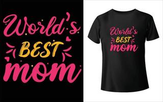 diseño de camisetas del día de la madre feliz. vector de mamá, arte vectorial, diseño de camiseta de mamá