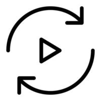 video vector illustration on a background.Premium quality symbols. vector icons for concept and graphic design.