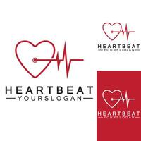 art design health medical heartbeat pulse vector