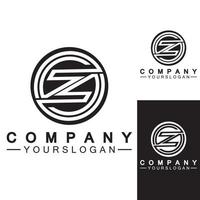 concepto de logotipo de letra z. símbolo de icono de monograma de fuentes creativas de letra z. vector