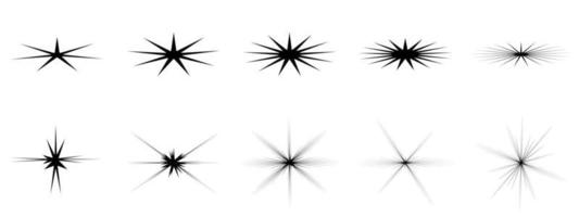 tierra de estrellas de icono ráfaga para ilustración de vector de fondo abstracto decorativo