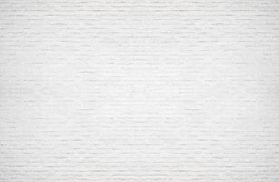 Modern white brick wall texture for background photo