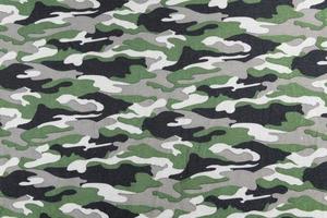 Camouflage pattern on fabric photo