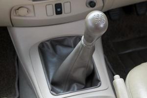 Manual  transmission gear shift. photo