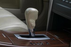 Automatic transmission gear shift. photo