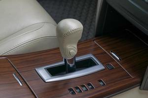 Automatic transmission gear shift. photo