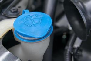 the liquid cap in car engine photo