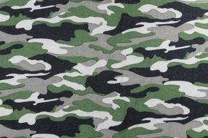 Camouflage pattern on fabric photo