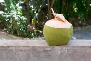 Coconut water drink photo