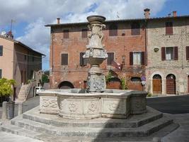 View of the city of Asciano photo