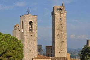 View of the city of San Gimignano photo