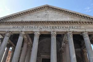 templo panteon a todos los dioses roma italia foto