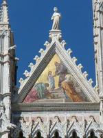 Cathedral church in Siena photo