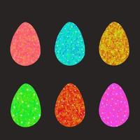 Set of Easter Egg elements. photo