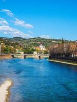 HDR River Adige in Verona photo