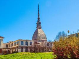 hdr mole antonelliana turín foto