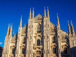 hdr duomo di milano catedral de milán foto