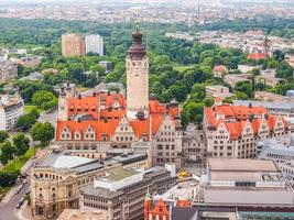 hdr neue rathaus en leipzig foto