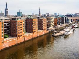 HDR Hamburg skyline view photo