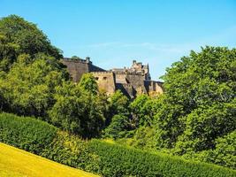 HDR Edinburgh castle in Scotland photo