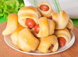 sausage in the dough photo