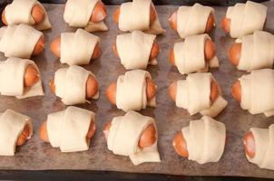 sausage in the dough photo